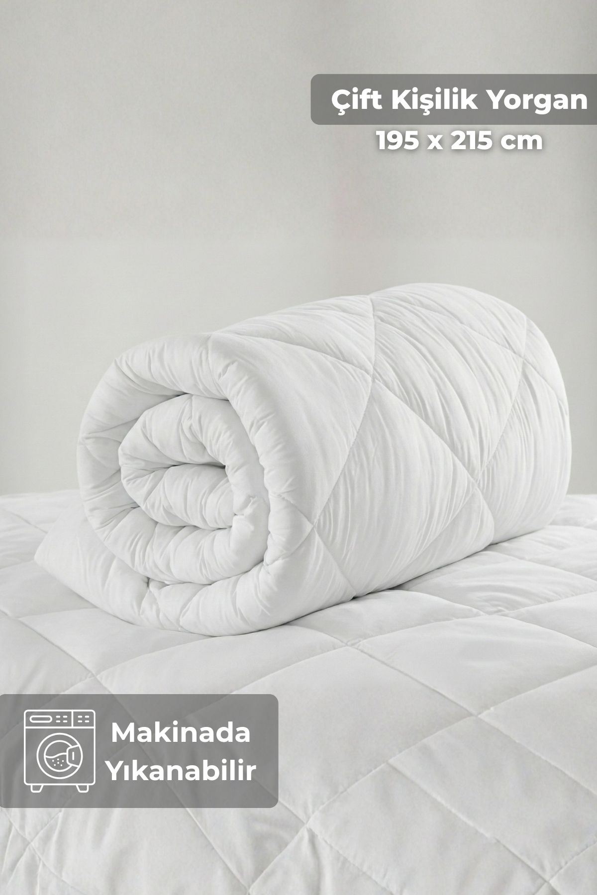 Çift Kişilik Microfiber Silikon Yorgan