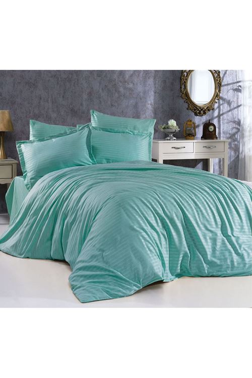 TEK KİŞİLİK SATEN LASTİKLİ ÇARŞAF TAKIMI ( 100X200 & 120X200 ) Yeşil