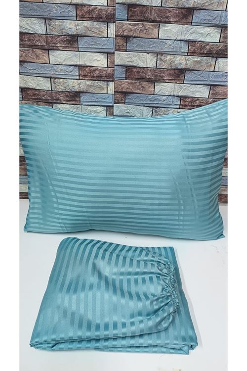 TEK KİŞİLİK SATEN LASTİKLİ ÇARŞAF TAKIMI ( 100X200 & 120X200 ) Yeşil
