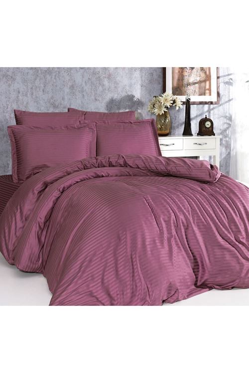 TEK KİŞİLİK SATEN LASTİKLİ ÇARŞAF TAKIMI ( 100X200 & 120X200 ) GÜLKURUSU