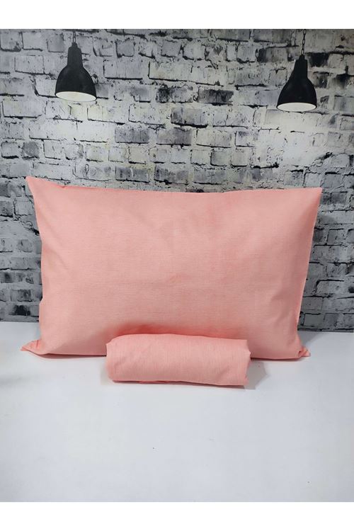 Ranforce Dokuma Lastikli Çarşaf Takımı PUDRA