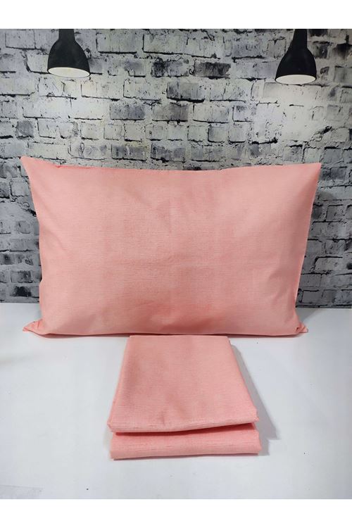 Ranforce Dokuma Lastikli Çarşaf Takımı PUDRA