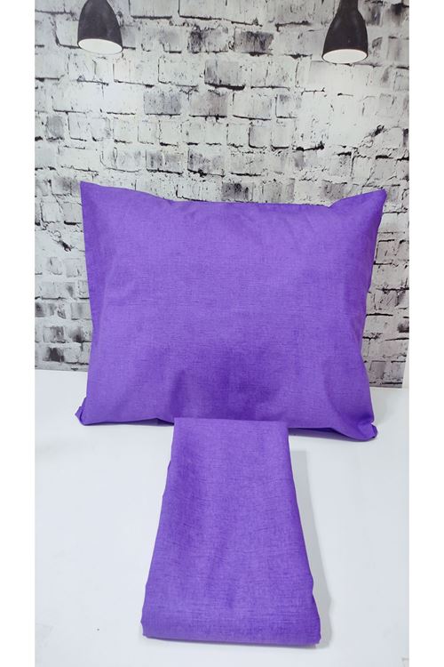 Ranforce Dokuma Lastikli Çarşaf Takımı MOR