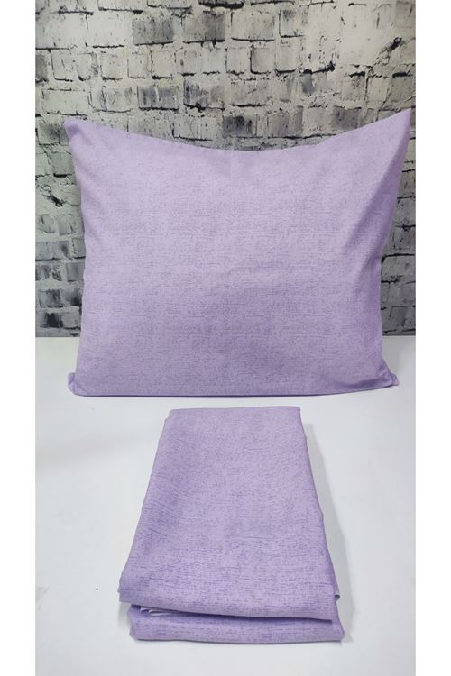 Ranforce Dokuma Lastikli Çarşaf Takımı lila