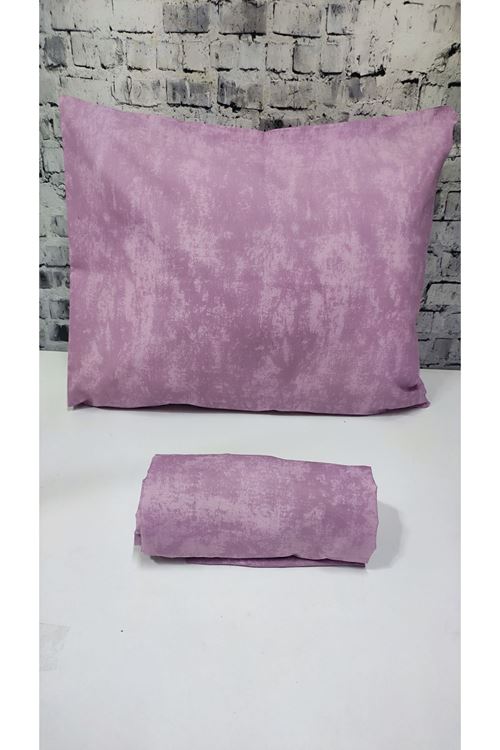 Ranforce Dokuma Lastikli Çarşaf Takımı Gülkurusu