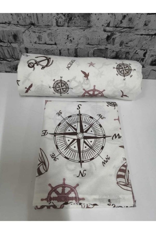 Tek Kişilik Ranforce Kumaş Lastikli Çarşaf + 1 Ad. Kapaklı Yastık Kılıfı Krem