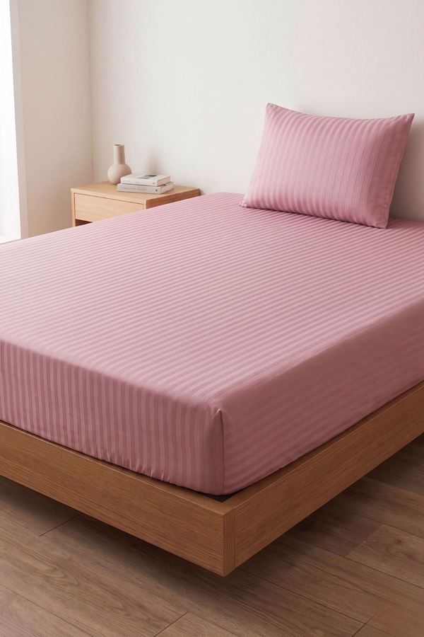 TEK KİŞİLİK SATEN LASTİKLİ ÇARŞAF TAKIMI ( 100X200 & 120X200 ) SOMON