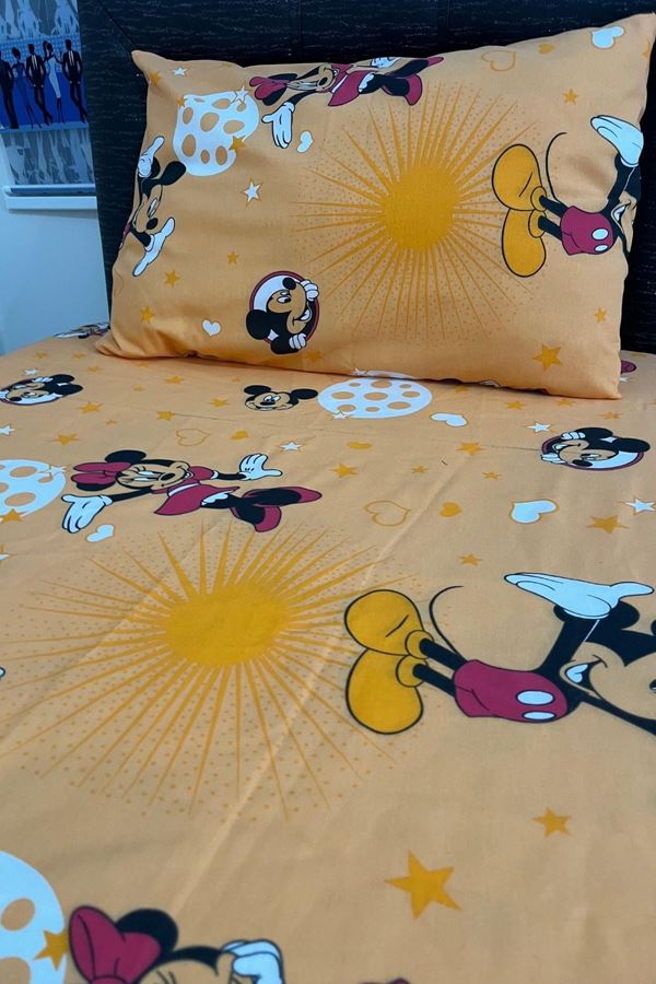Tek Kişilik Kapitone Çok Amaçlı Pike Mickey Mouse Turuncu