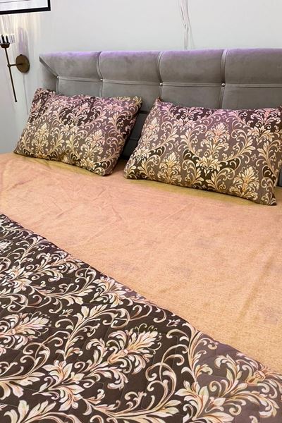 Çift Kişilik Kapitone Çok Amaçlı Pike Osmanlı Kahverengi