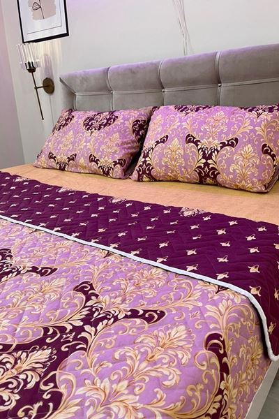 Çift Kişilik Kapitone Çok Amaçlı Pike Osmanlı Pembe