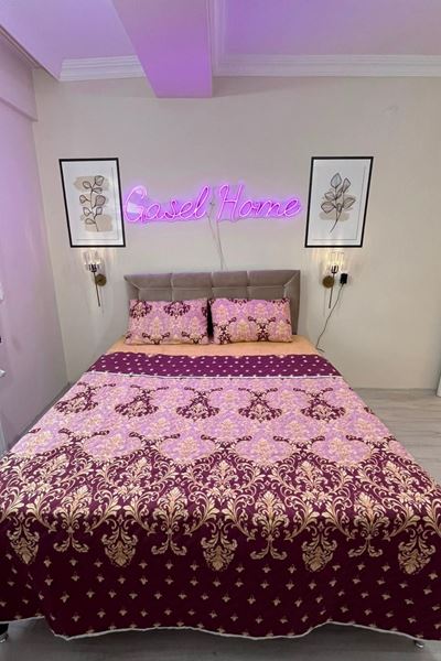 Çift Kişilik Kapitone Çok Amaçlı Pike Osmanlı Pembe